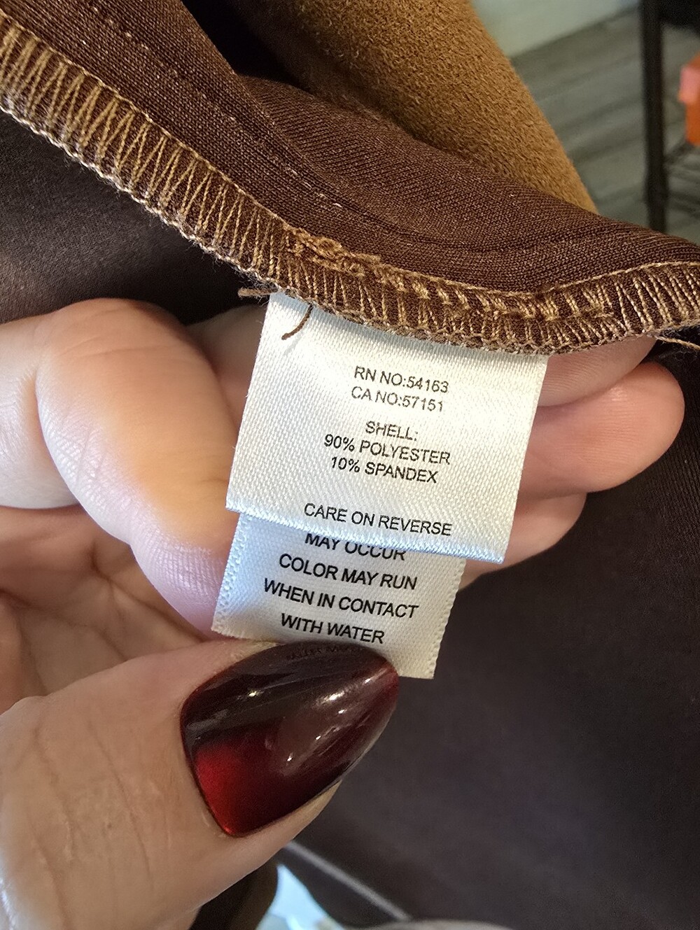 💜 KENNETH COLE Tobacco Long Trench Coat Camel Romje062 - Picture 7 of 7